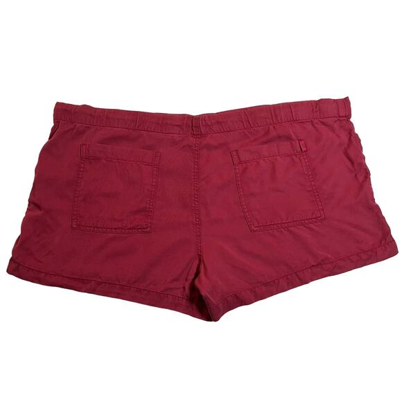 GAP High Rise Lyocell Soft Utility Shorts Size XL Casual Summer Vacation - Picture 2 of 11